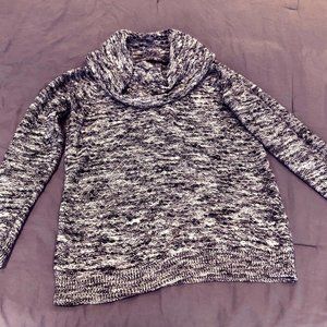 THE LIMITED Marbled Cowl Neck Sweater